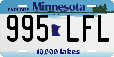 MN license plate 995LFL