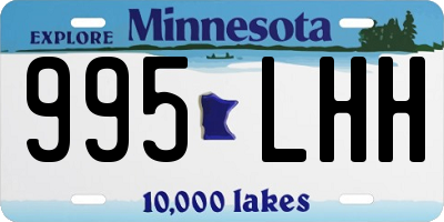 MN license plate 995LHH