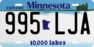 MN license plate 995LJA