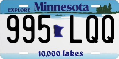 MN license plate 995LQQ