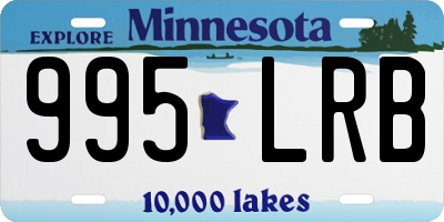 MN license plate 995LRB