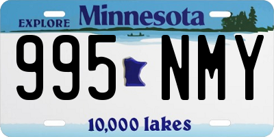 MN license plate 995NMY