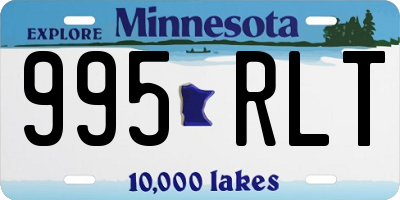 MN license plate 995RLT