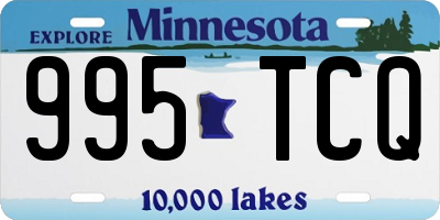 MN license plate 995TCQ
