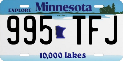 MN license plate 995TFJ