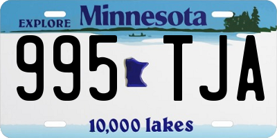 MN license plate 995TJA