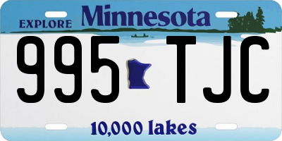 MN license plate 995TJC