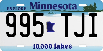 MN license plate 995TJI