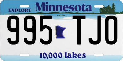MN license plate 995TJO