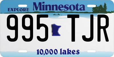 MN license plate 995TJR