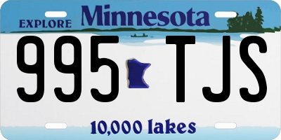 MN license plate 995TJS