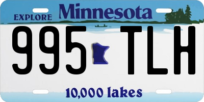 MN license plate 995TLH