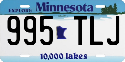 MN license plate 995TLJ