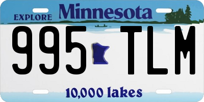 MN license plate 995TLM