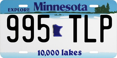 MN license plate 995TLP