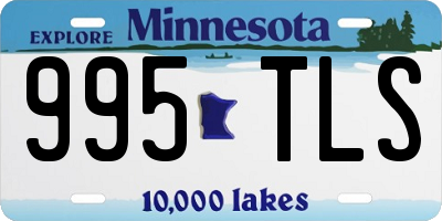 MN license plate 995TLS