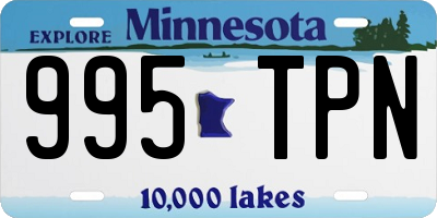 MN license plate 995TPN