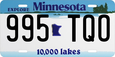 MN license plate 995TQO