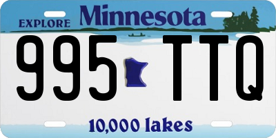 MN license plate 995TTQ