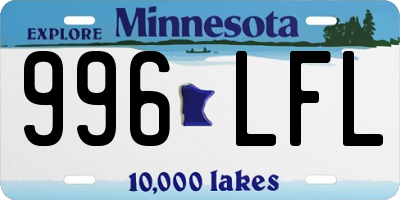 MN license plate 996LFL
