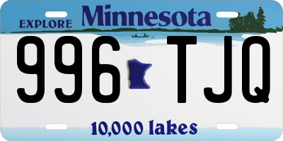 MN license plate 996TJQ
