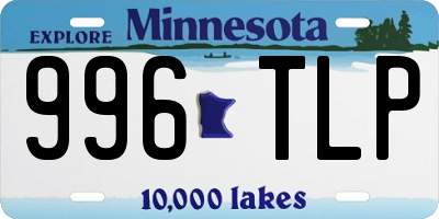 MN license plate 996TLP