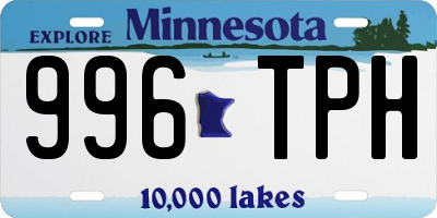 MN license plate 996TPH