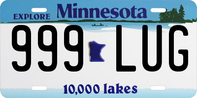 MN license plate 999LUG