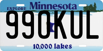 MN license plate 99OKUL