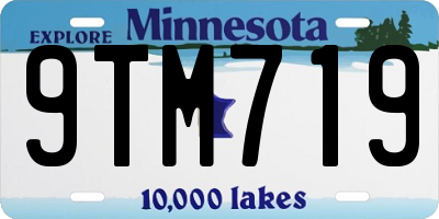 MN license plate 9TM719