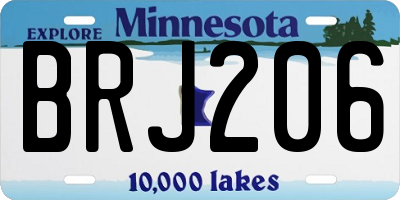 MN license plate BRJ206