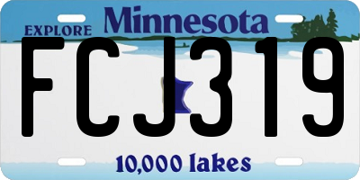 MN license plate FCJ319