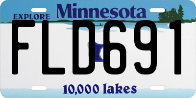 MN license plate FLD691