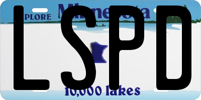 MN license plate LSPD