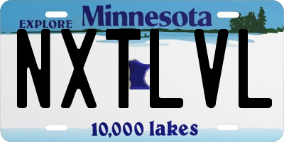 MN license plate NXTLVL