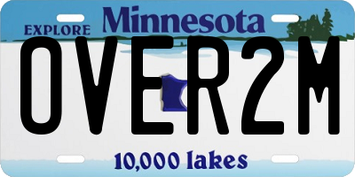 MN license plate OVER2M