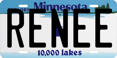 MN license plate RENEE