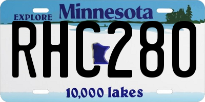 MN license plate RHC280