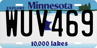 MN license plate WUV469