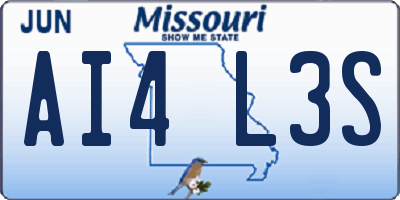 MO license plate AI4L3S