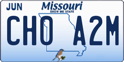 MO license plate CH0A2M