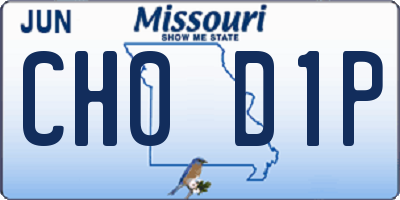 MO license plate CH0D1P
