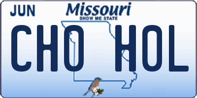 MO license plate CH0H0L