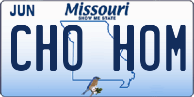 MO license plate CH0H0M