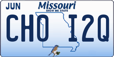 MO license plate CH0I2Q