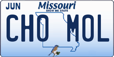 MO license plate CH0M0L