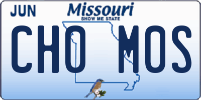 MO license plate CH0M0S