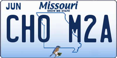 MO license plate CH0M2A