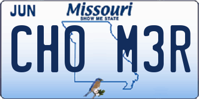 MO license plate CH0M3R
