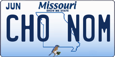 MO license plate CH0N0M
